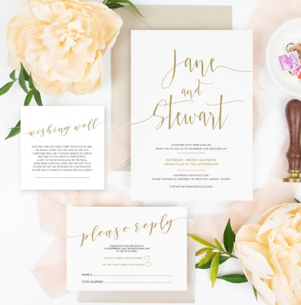 Undangan Penikahan Sederhana Kesan Mewah